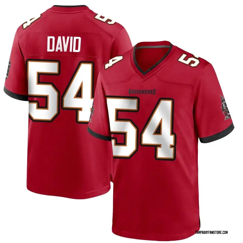 Red Youth Lavonte David Tampa Bay Buccaneers Game Team Color Jersey
